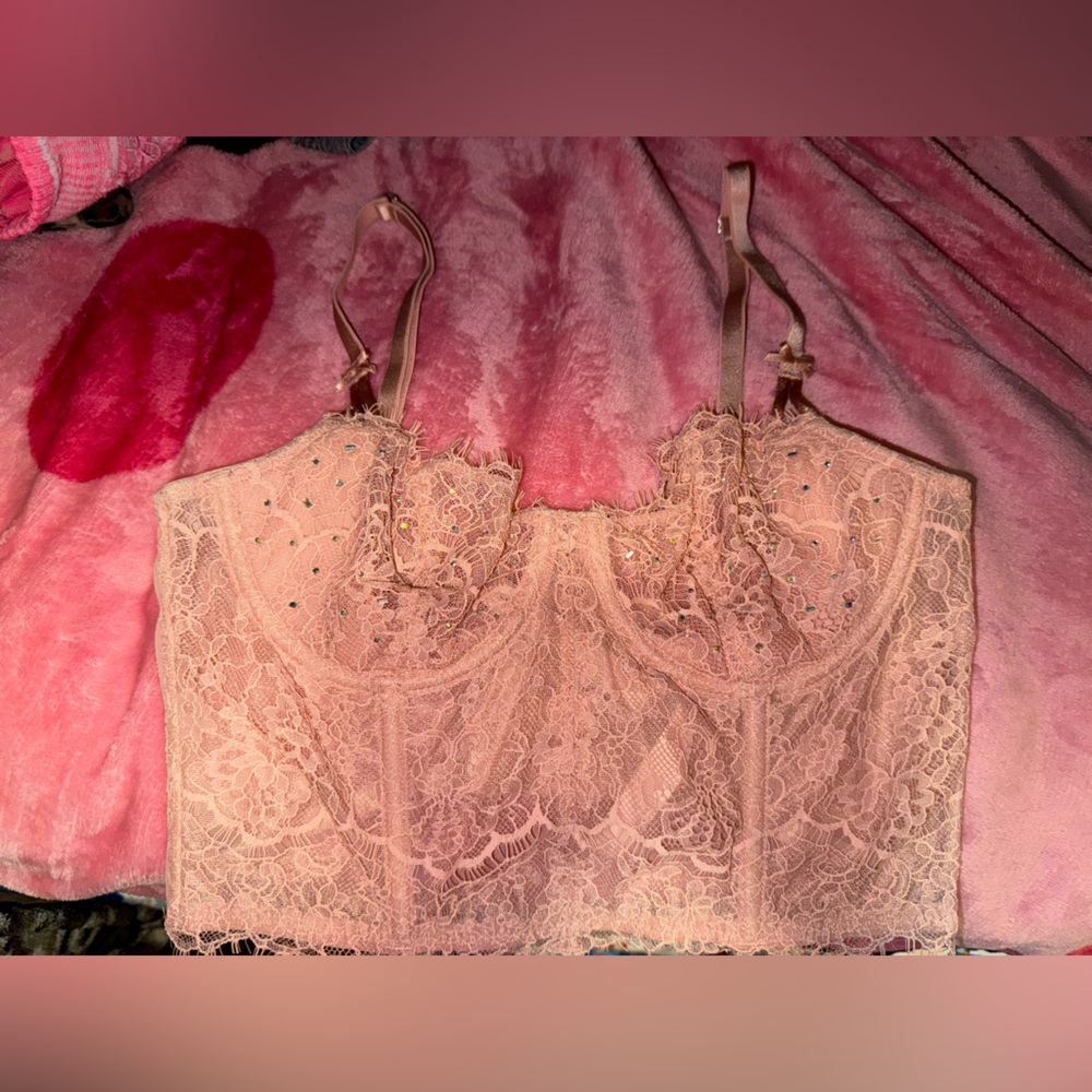 Victoria Secret Lace pink Top